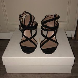 Chloe Suede Fynn Strappy Chain Sandals